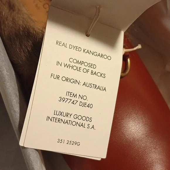 NWT Gucci Calfskin Fur Horsebit Amstel Slingback Clogs NIB - Picture 10 of 10